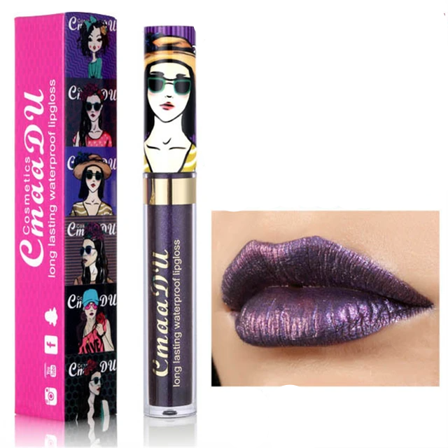 Glam & Wacky! Shimmer lip gloss - Colour - Deep purple