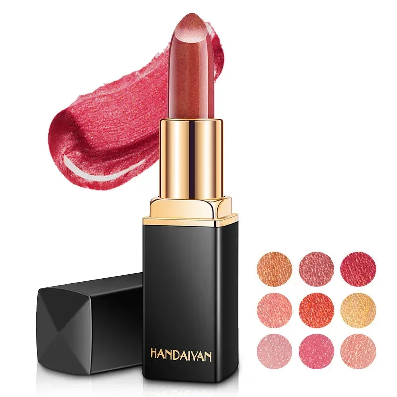 Luxury Shimmer Lipstick - Colour - Rose red